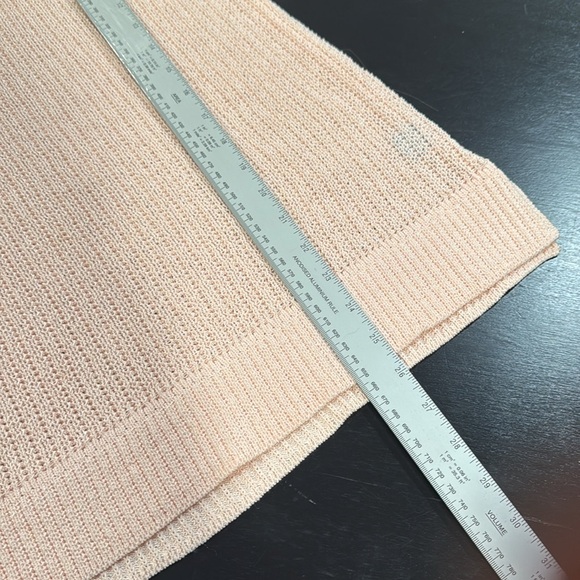 J. McLaughlin Lena Open Knit Powder Pink Sleeveless Spring Sweater Vest Women XS - Picture 11 of 11